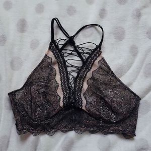 Victoria's Secret High Neck Lace Up Bralette